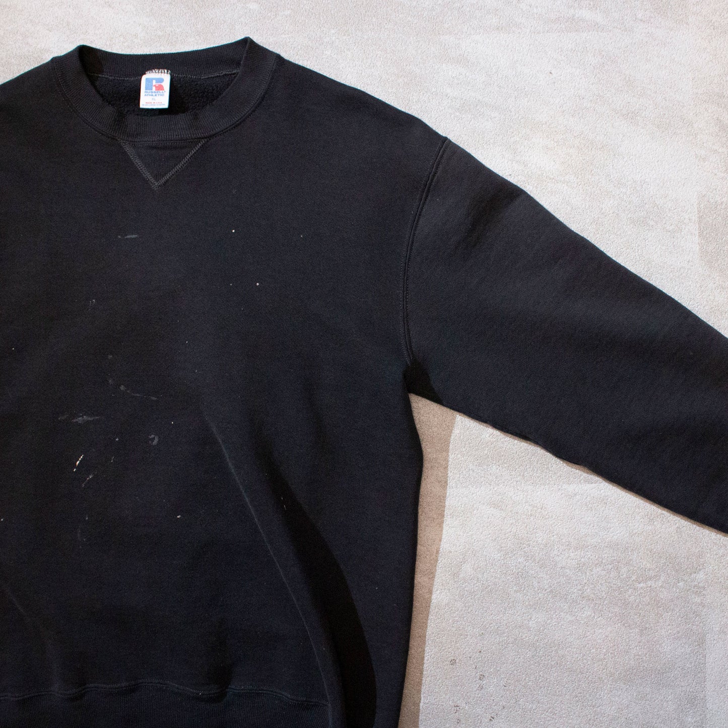 Crewneck Black Sweat Made in U.S.A.