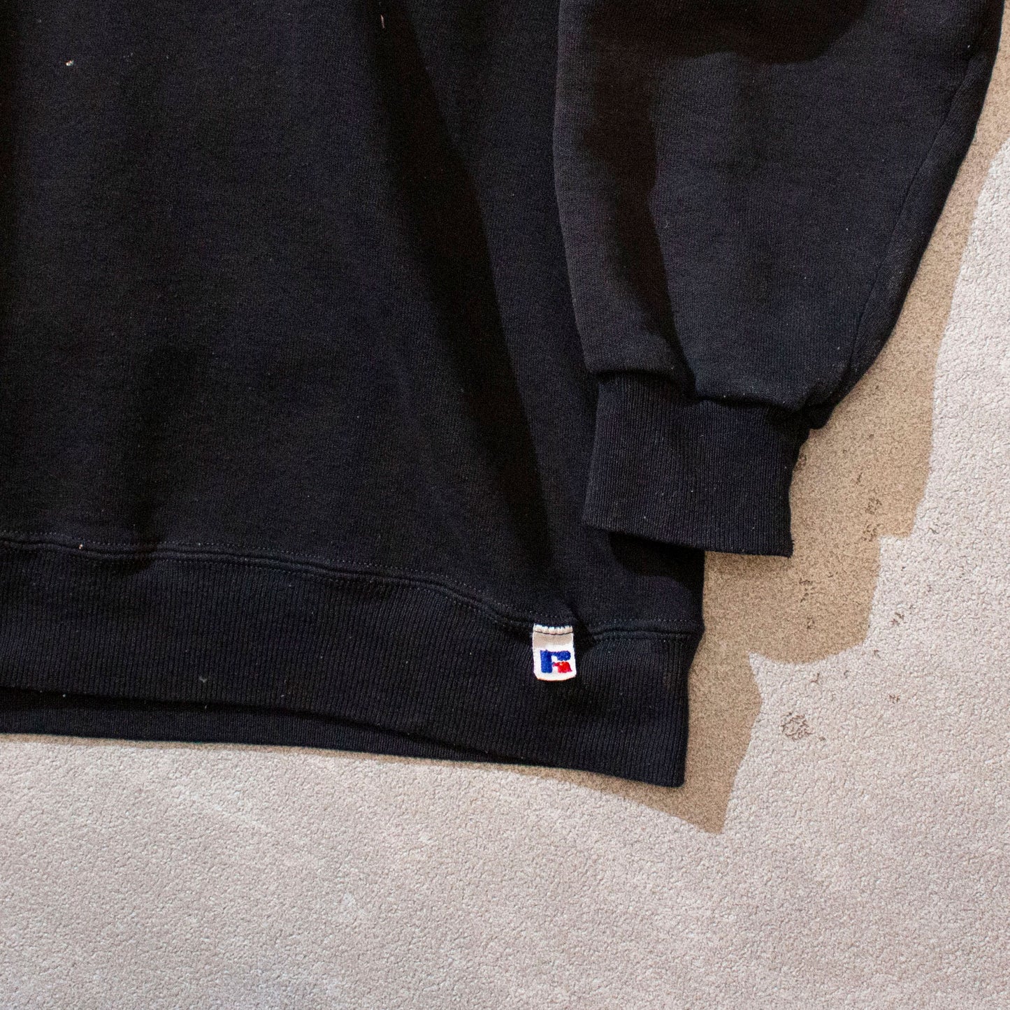 Crewneck Black Sweat Made in U.S.A.
