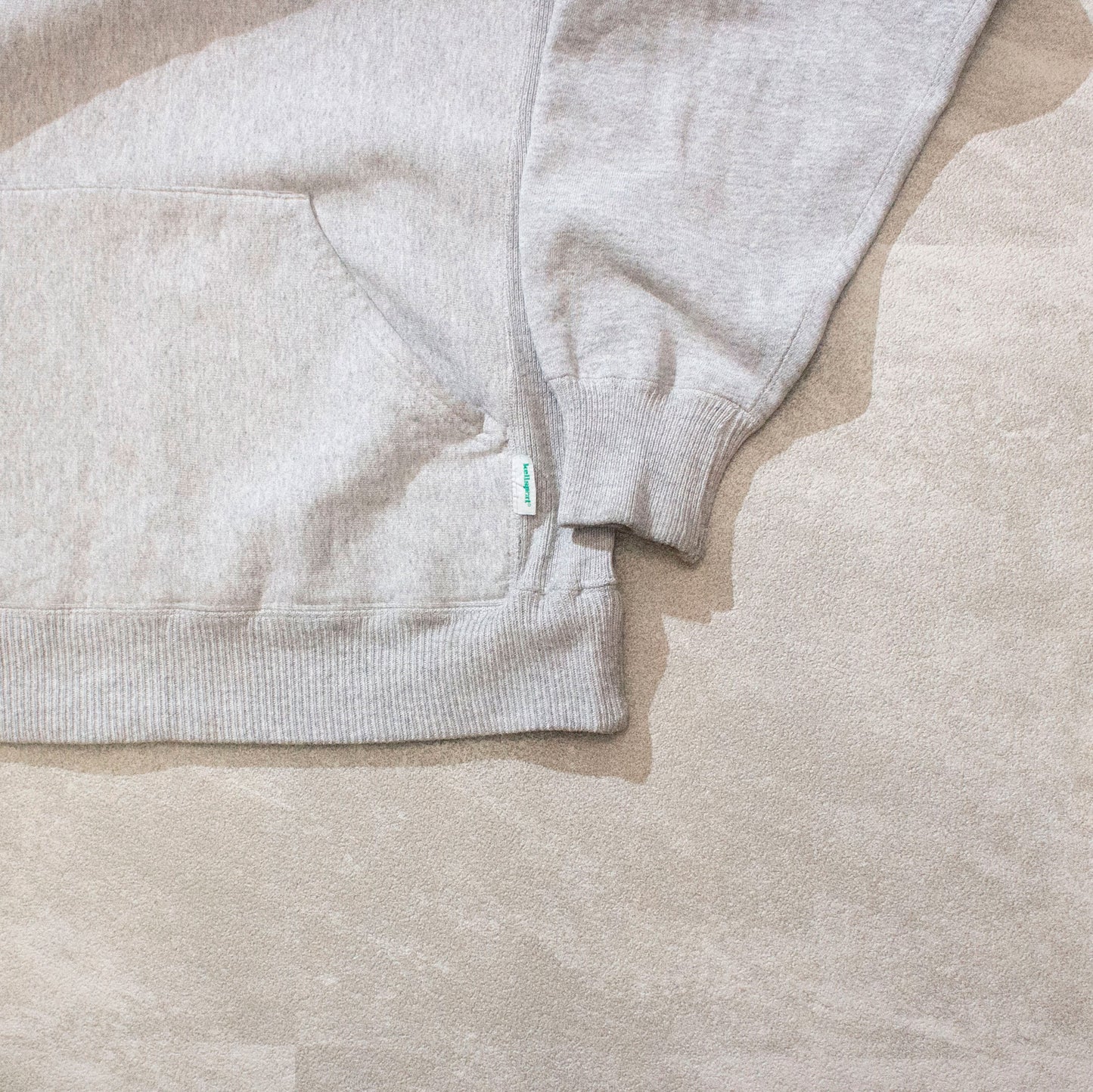 Reverse Weave Type Sweat Hoodie Made in U.S.A.