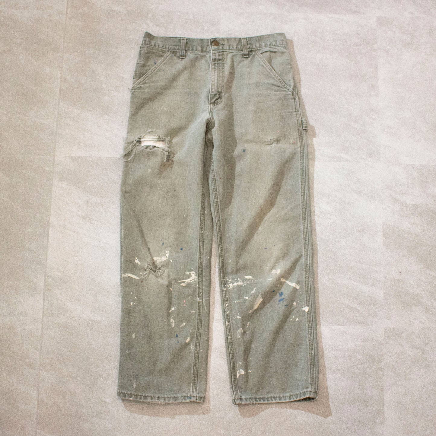 Faded "BORO" Painter Pants