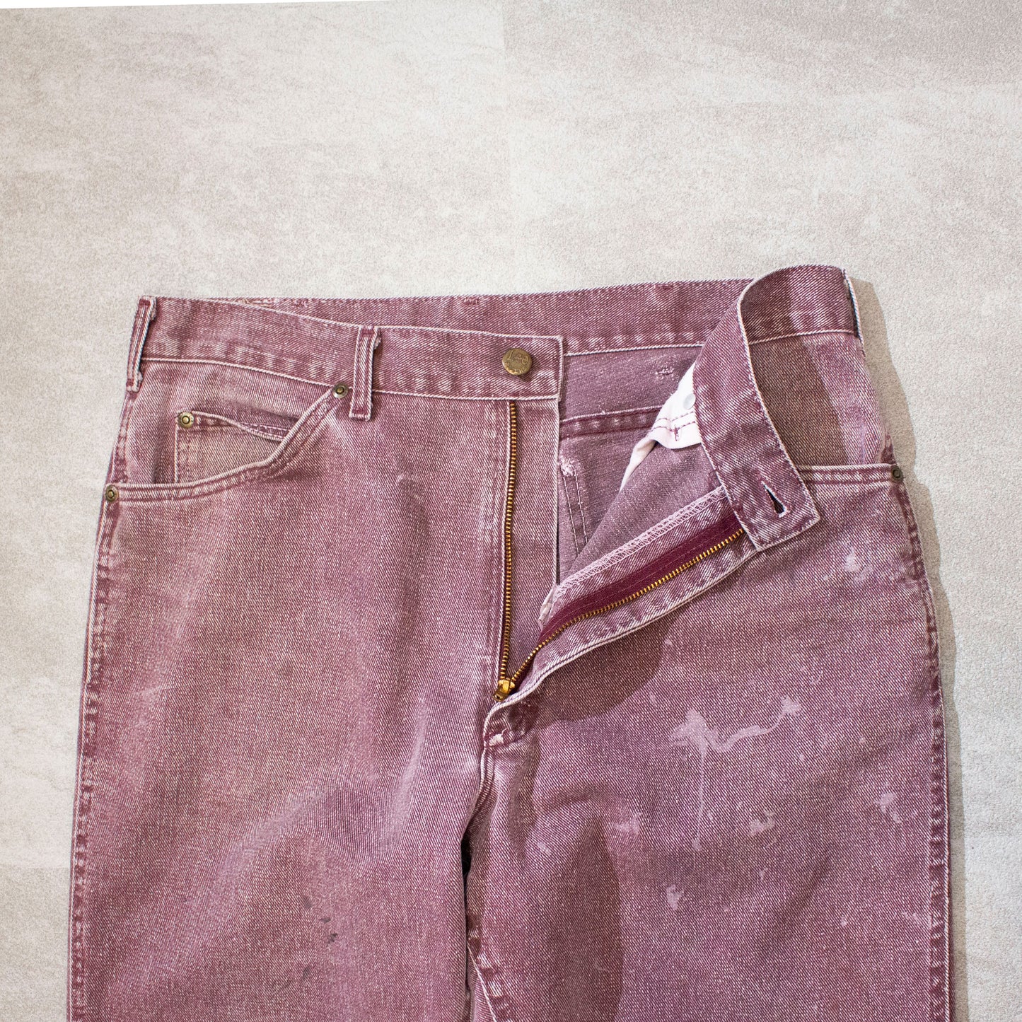 Purple Denim Pants Made in U.S.A.
