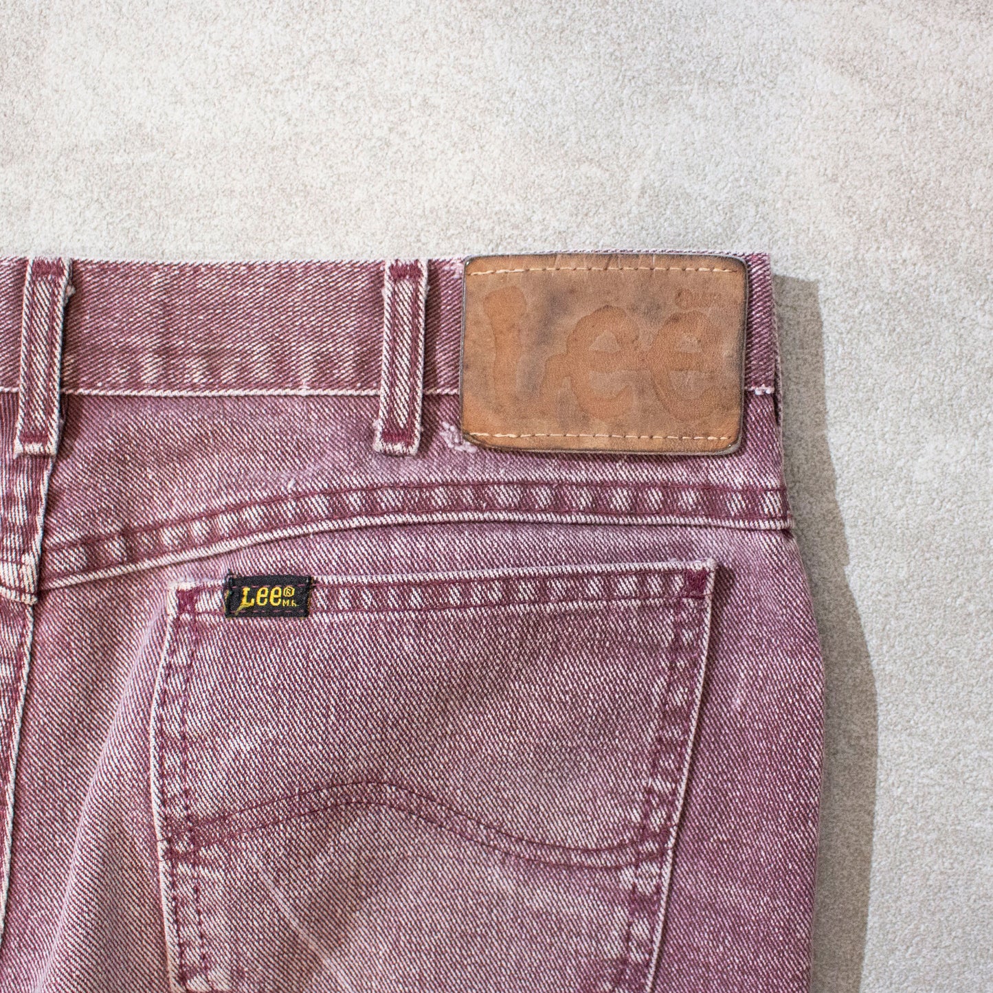 Purple Denim Pants Made in U.S.A.