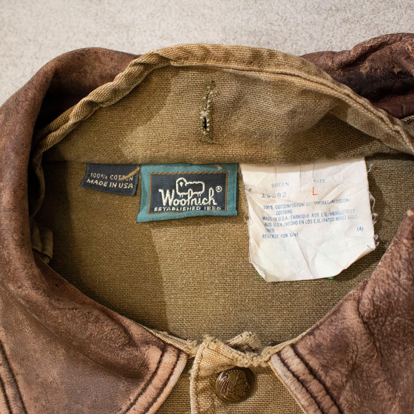 Fade Hunting Jacket "KHAKI" Made in U.S.A.