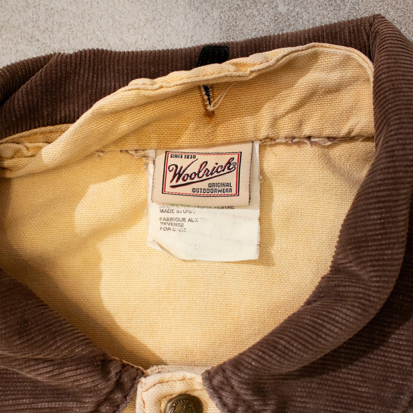 Fade Hunting Jacket "BEIGE" Made in U.S.A.