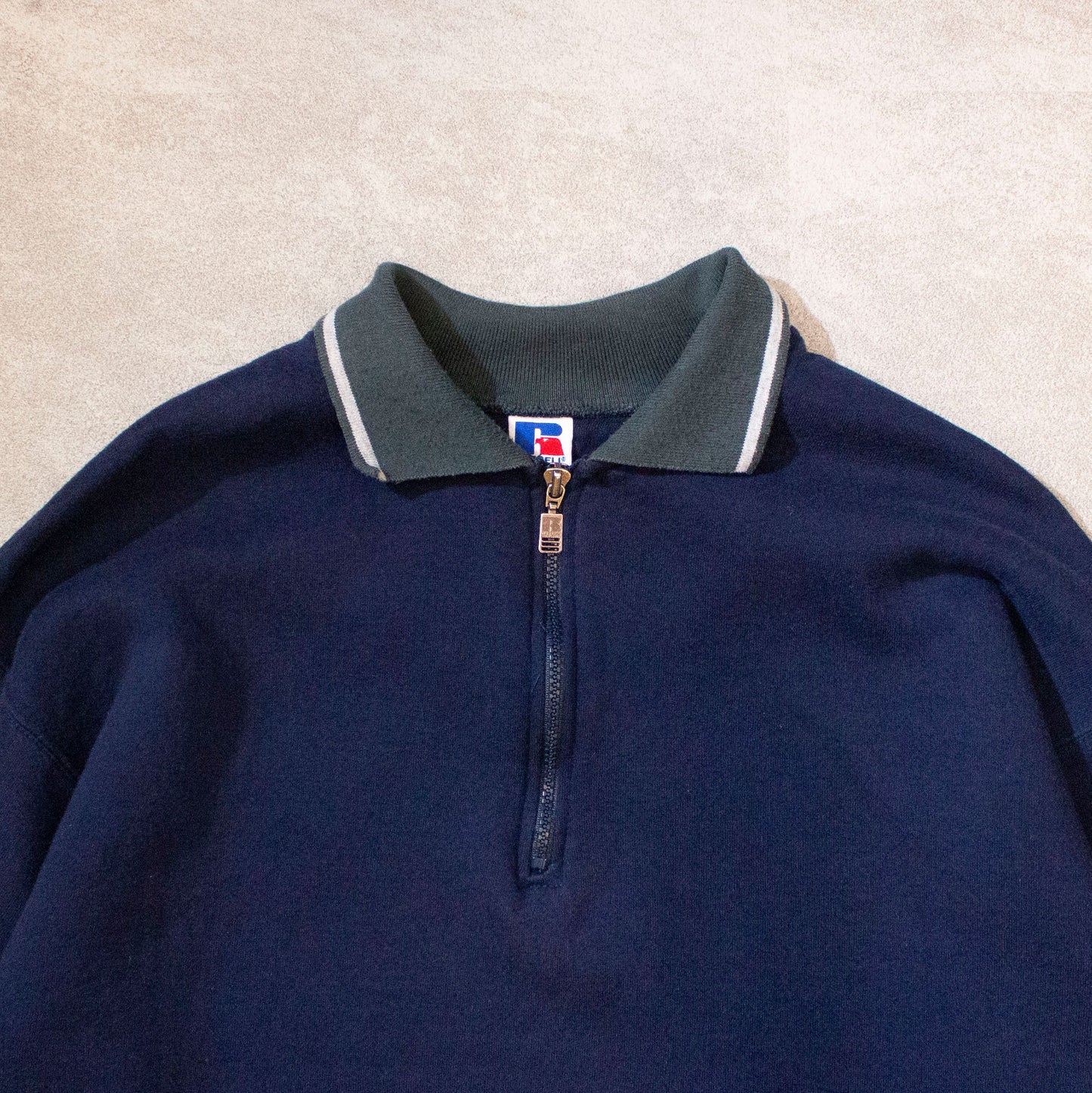 Halfzip Sweat Polo shirt Made in U.S.A.