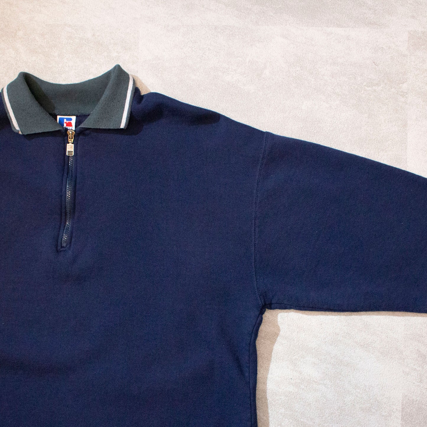 Halfzip Sweat Polo shirt Made in U.S.A.