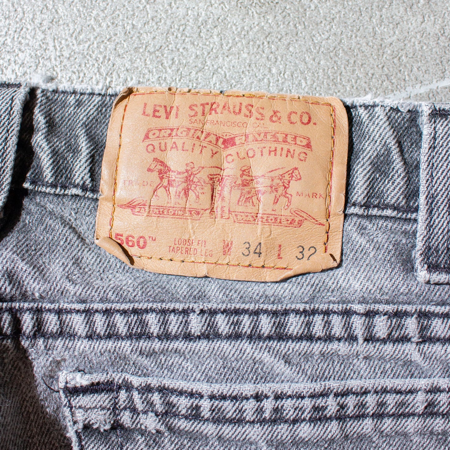 560 "LOOSE FIT TAPERED LEG" Denim Pants Made in U.S.A.