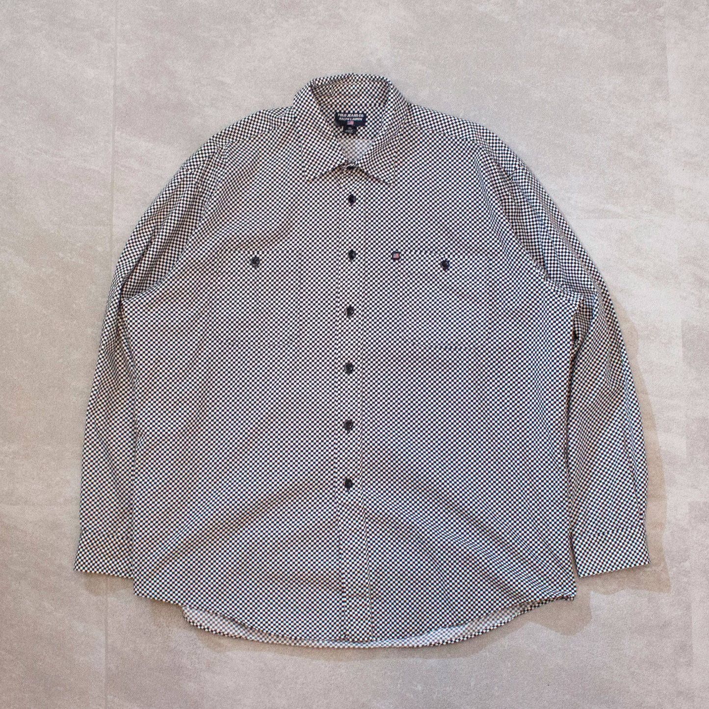 Checkered Flag Pattern Shirt