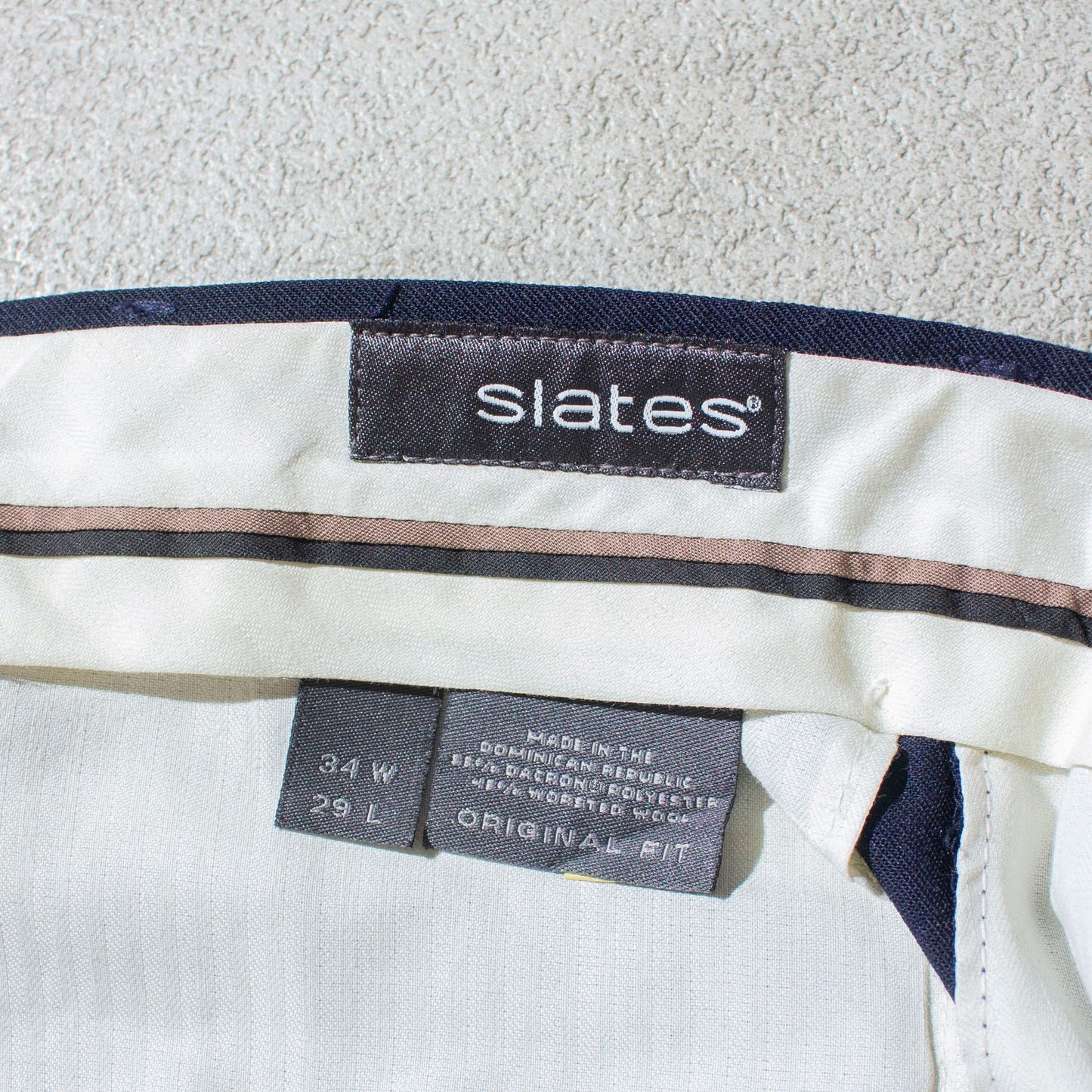 2tuck Slacks / NVY