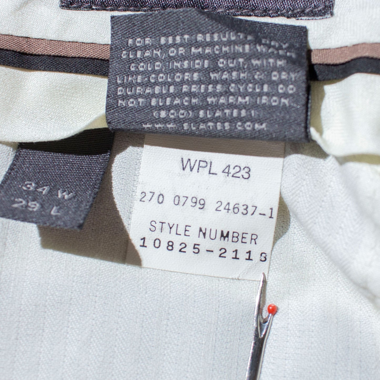 2tuck Slacks / NVY