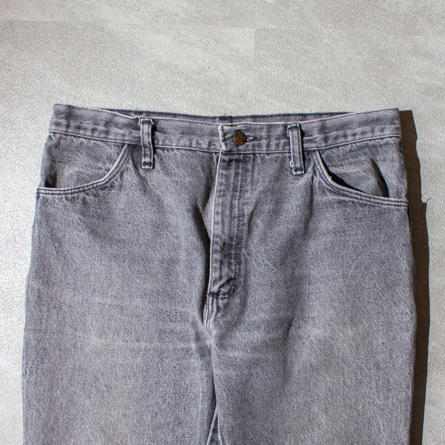 Boot Cut "先染め" Black Denim Pants Made in U.S.A.