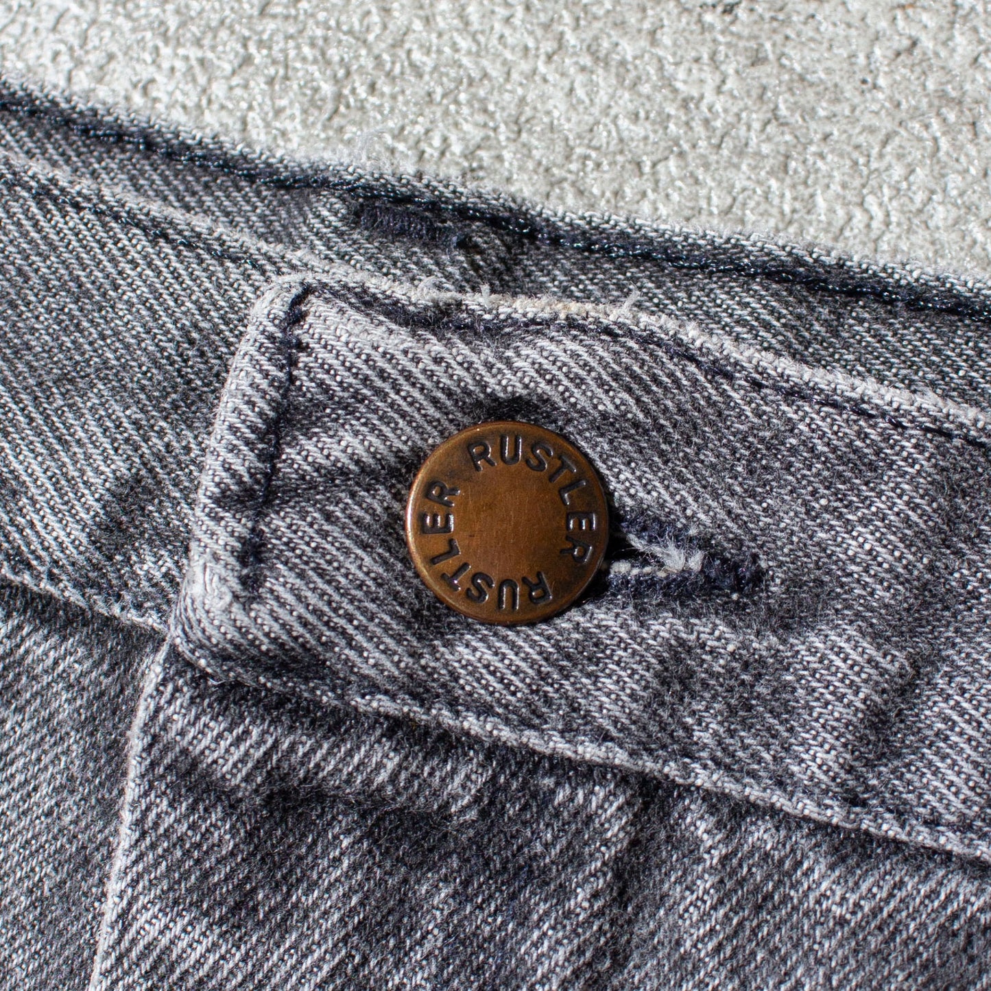 Boot Cut "先染め" Black Denim Pants Made in U.S.A.