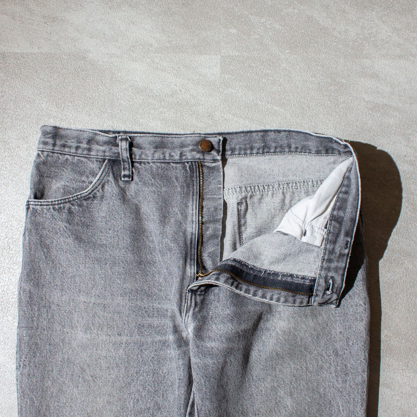 Boot Cut "先染め" Black Denim Pants Made in U.S.A.