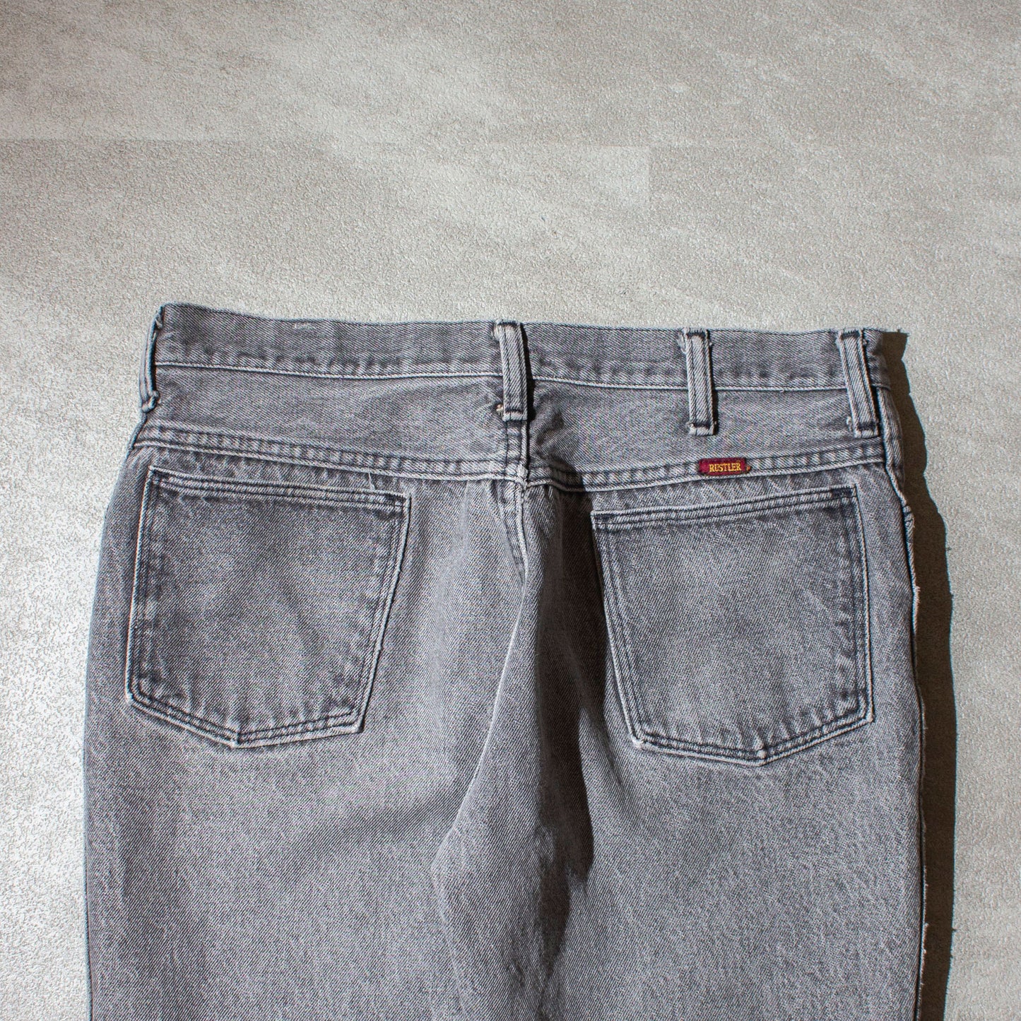 Boot Cut "先染め" Black Denim Pants Made in U.S.A.