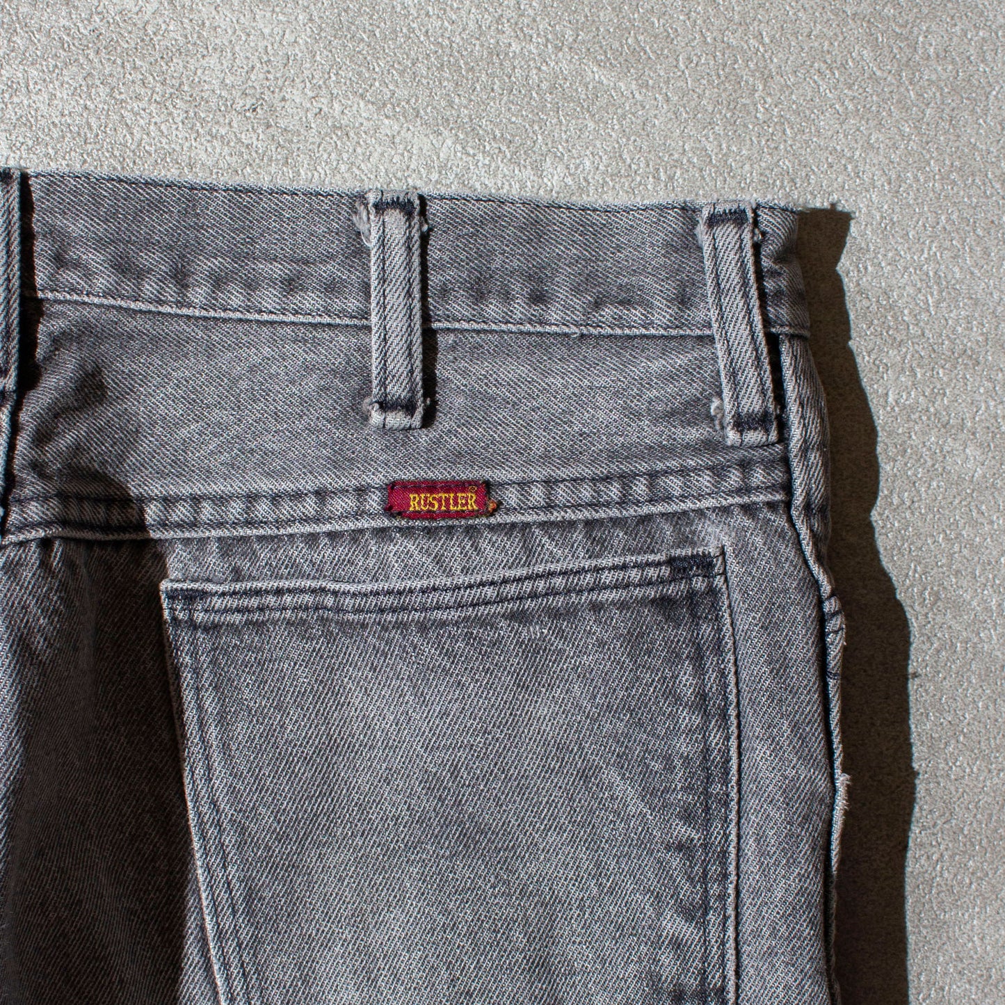 Boot Cut "先染め" Black Denim Pants Made in U.S.A.