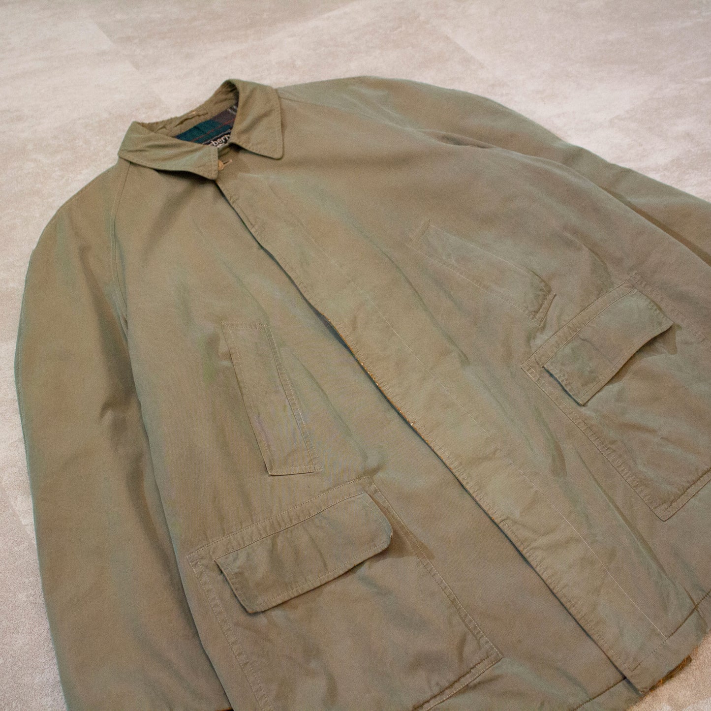 Woollined Half Coat Made in ENGLAND