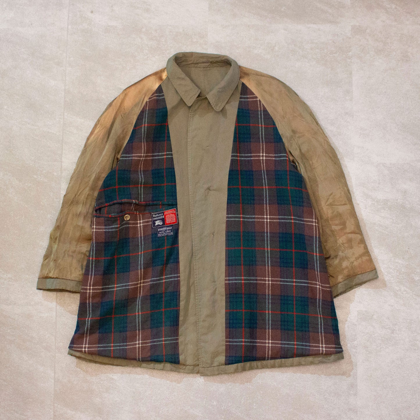 Woollined Half Coat Made in ENGLAND