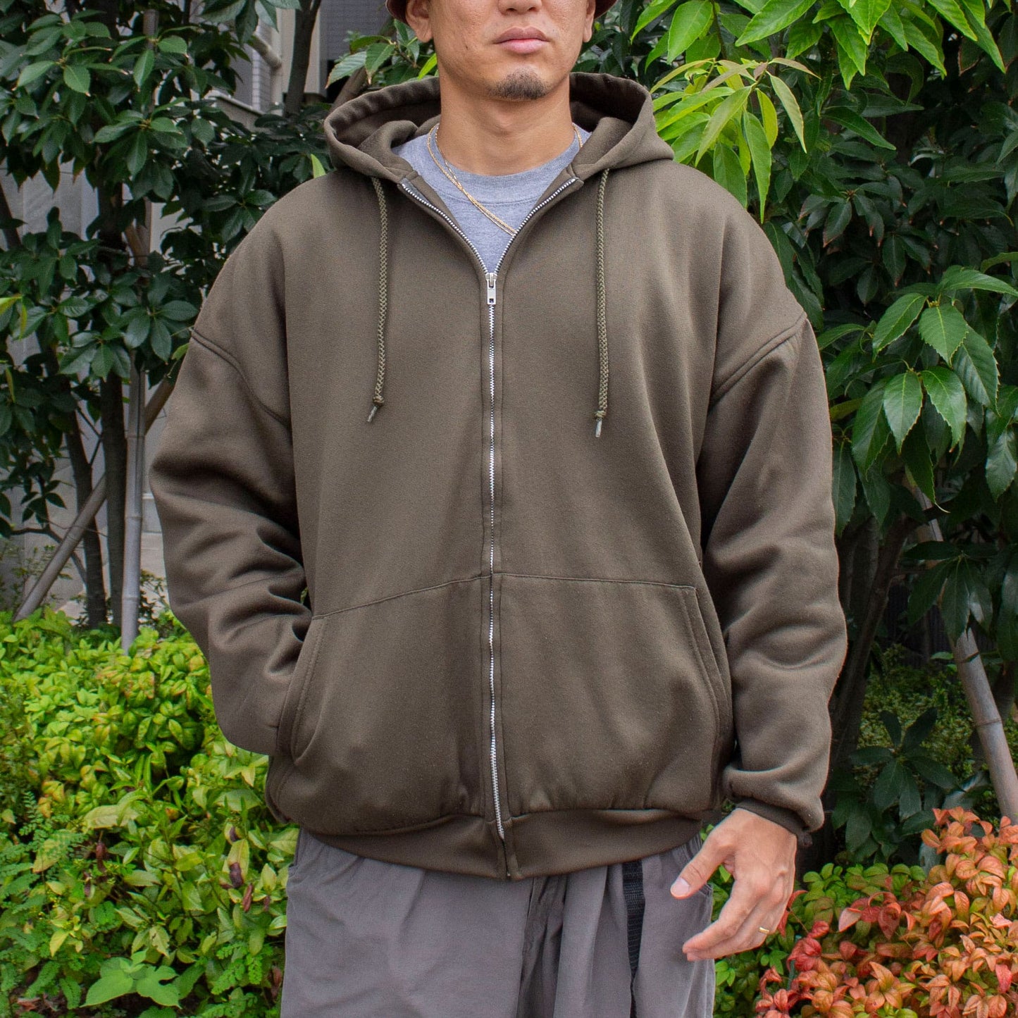 Thermal Lining Zip-up Hoodie