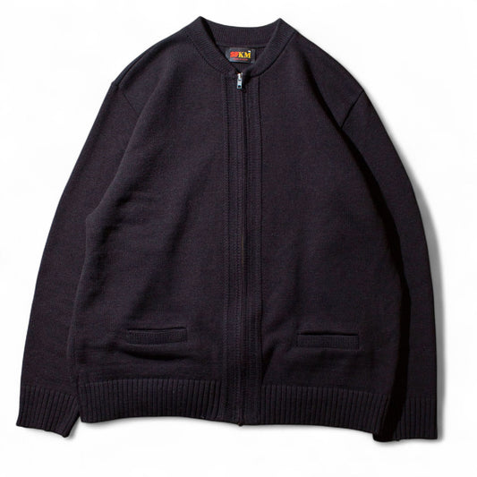 Zip-up Knit Blouson Made in U.S.A.