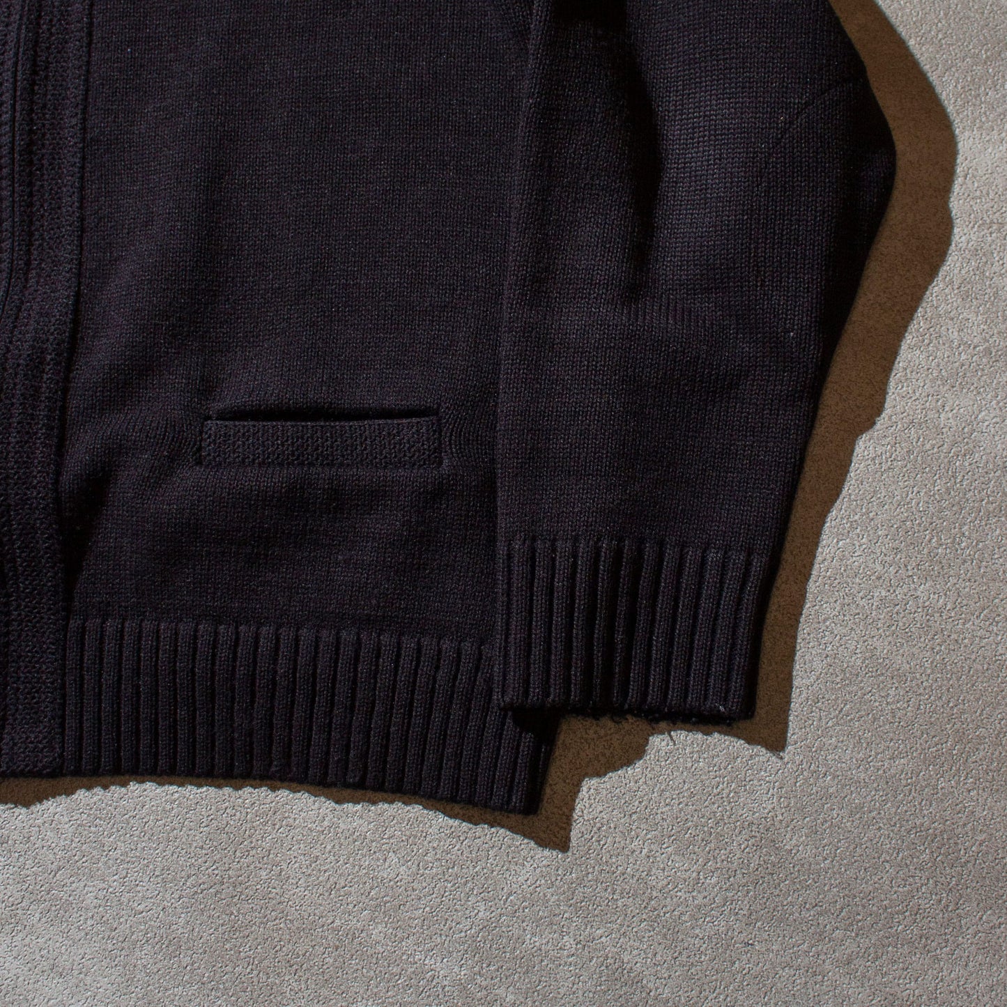 Zip-up Knit Blouson Made in U.S.A.