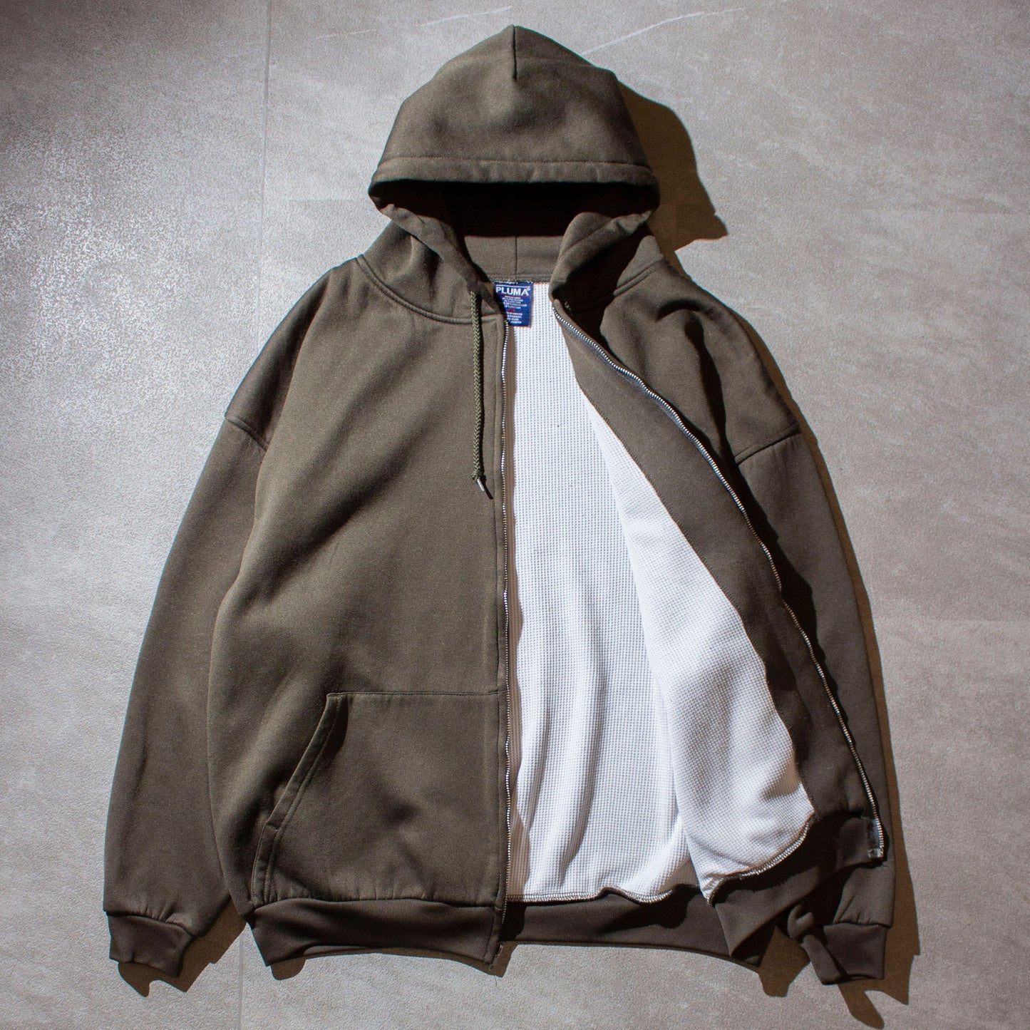 Thermal Lining Zip-up Hoodie