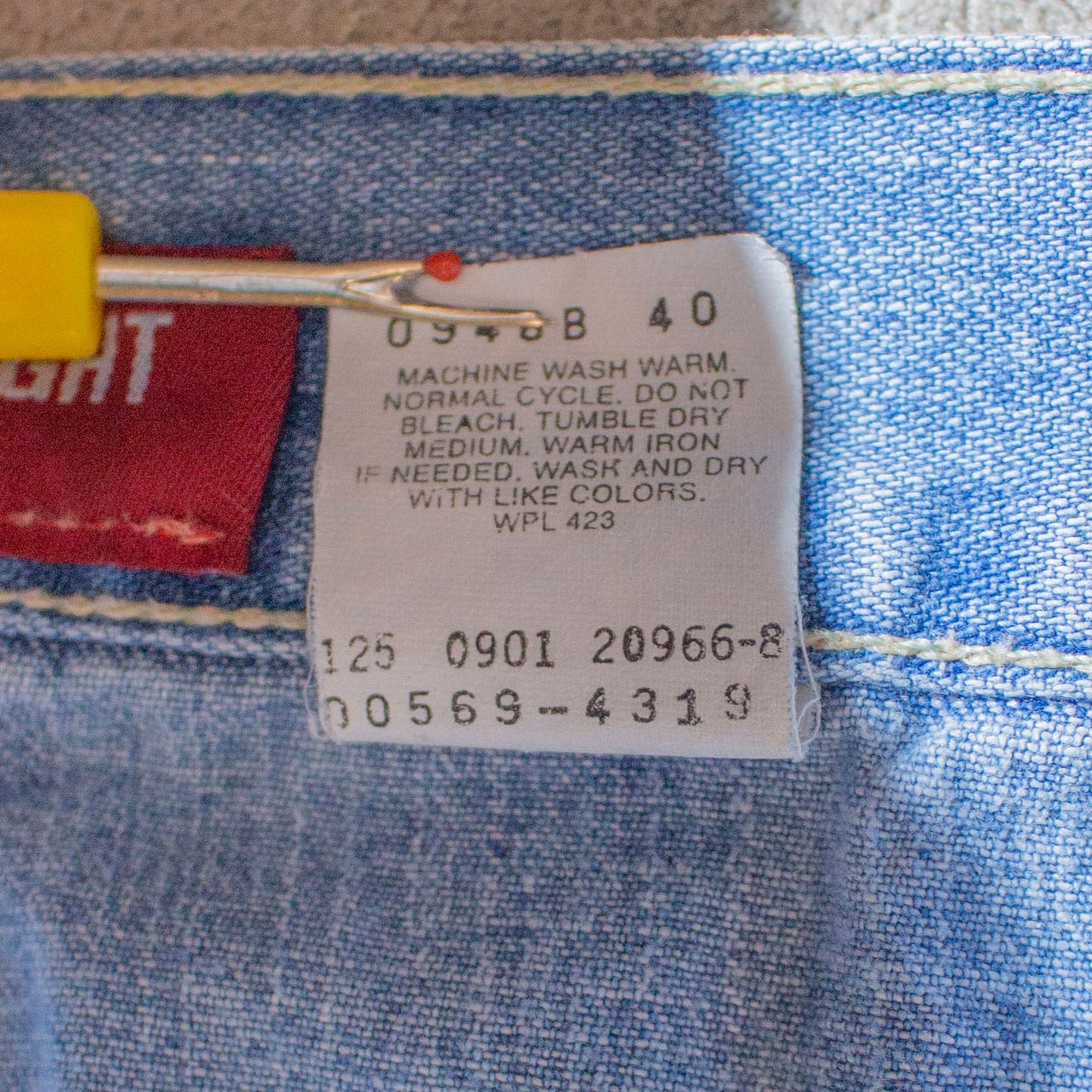 569 "LOOSE STRAIGHT FIT" Denim Pants