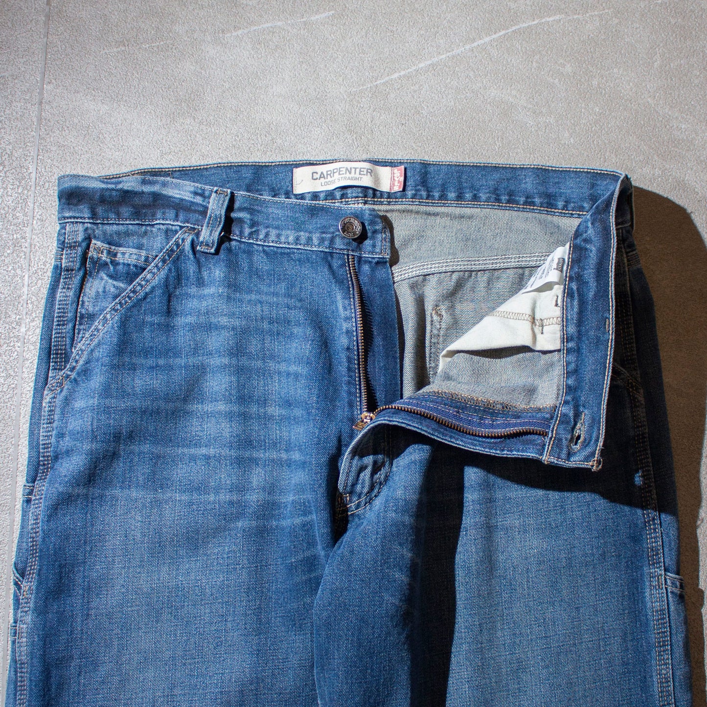 "CARPENTER LOOSE STRAIGHT" Denim Pants