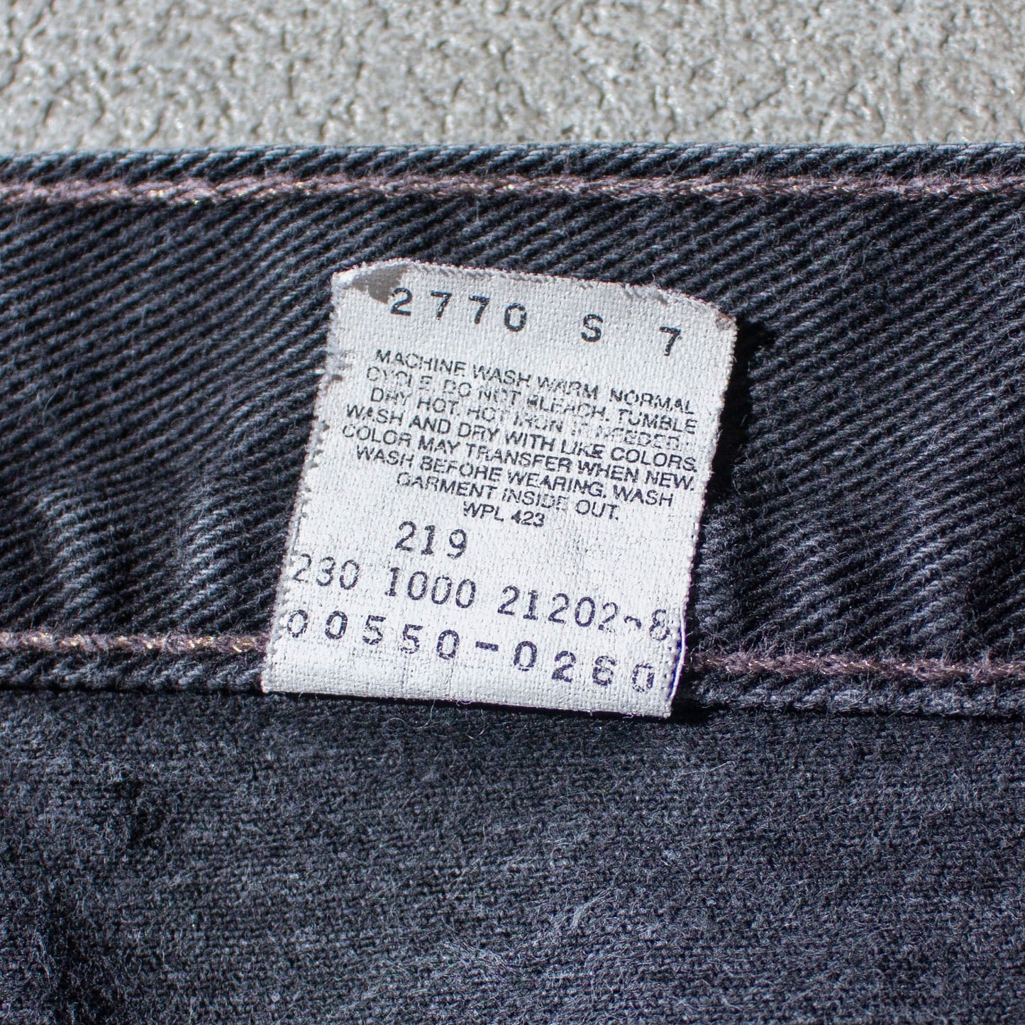 550 "RELAXED FIT" Denim Pants