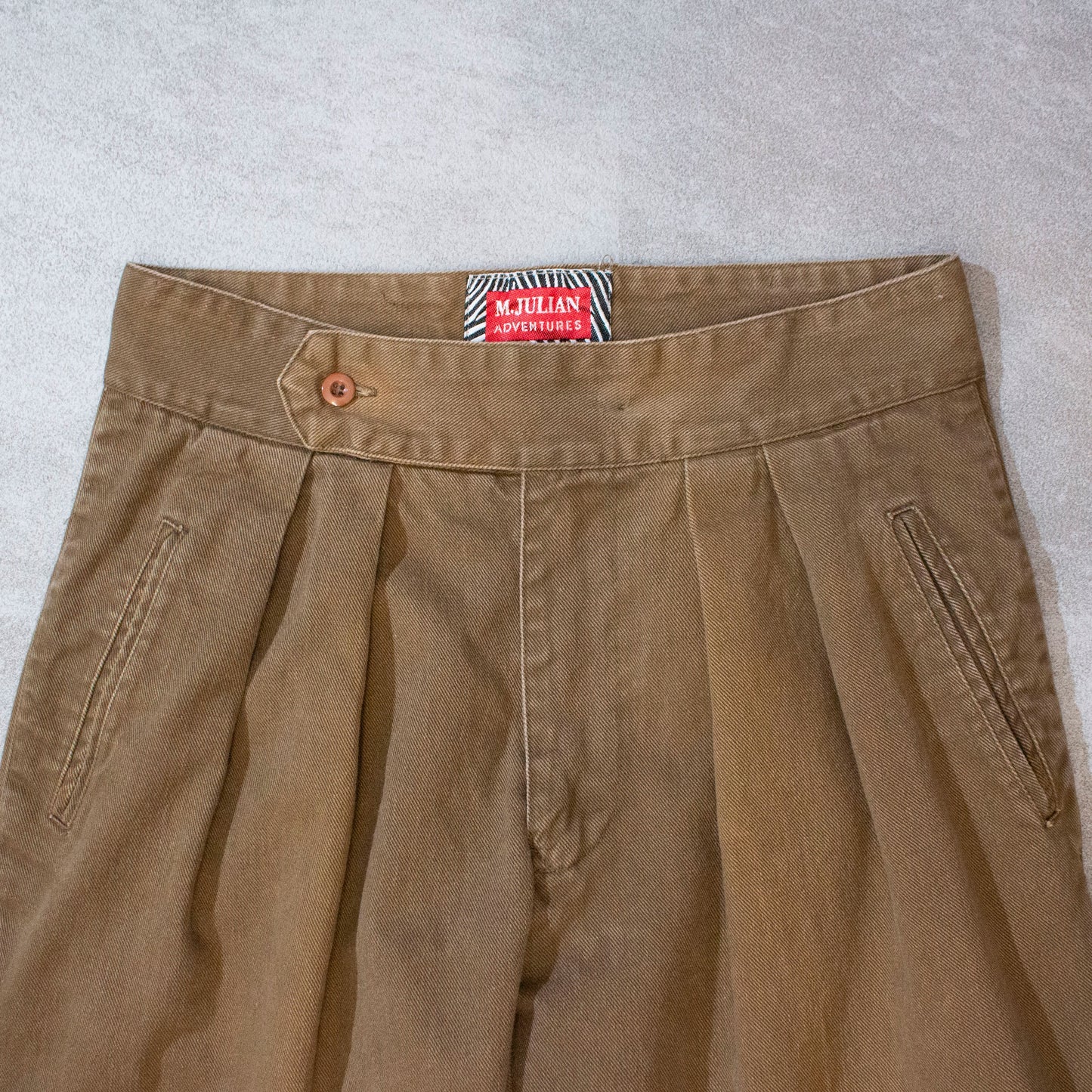 Cotton 2tuck Wide Trousers