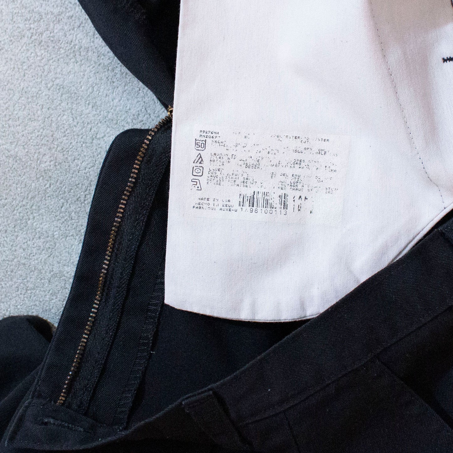 2Tucks Work Pants BLACK