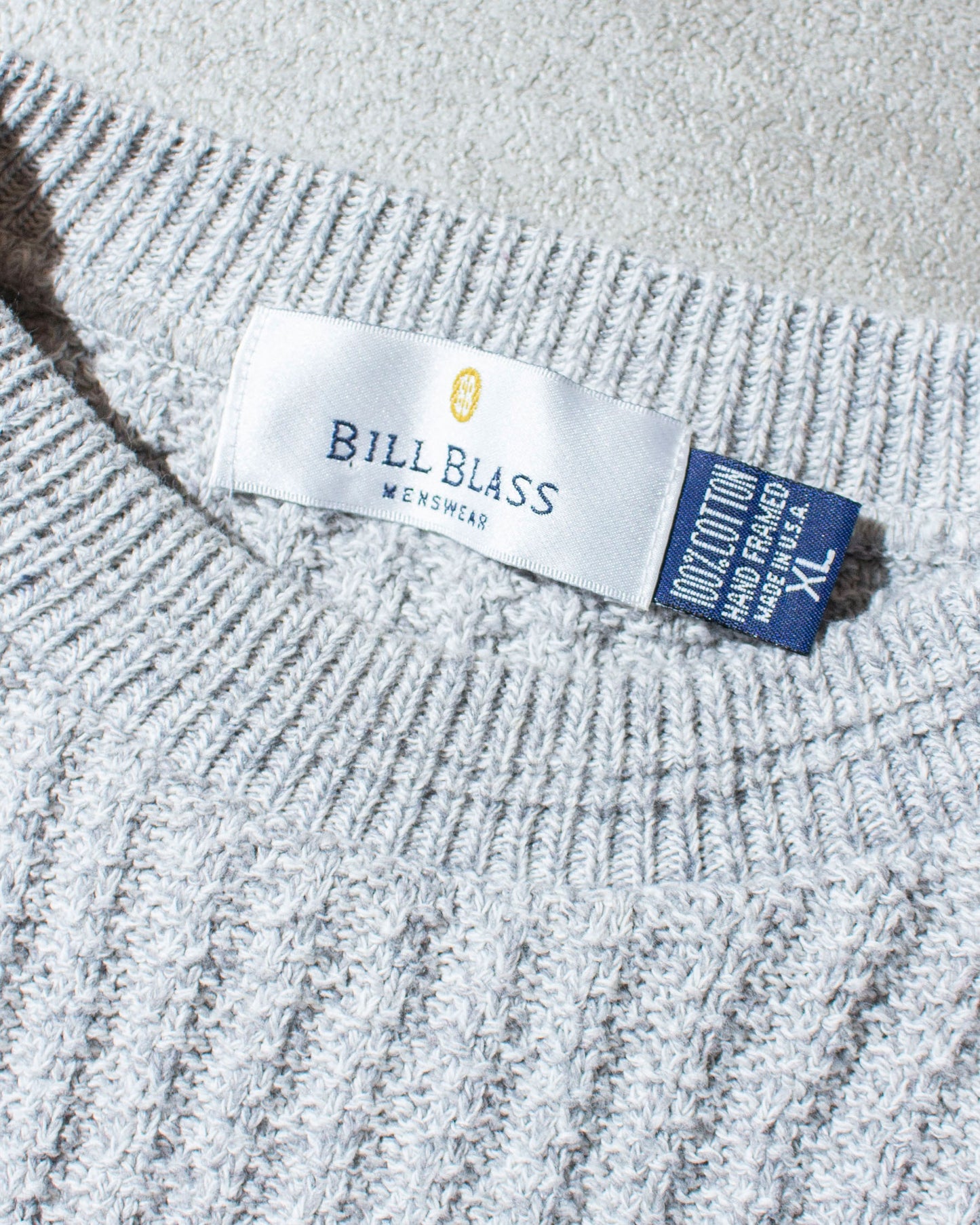 Cotton Knit Sweater Made in U.S.A