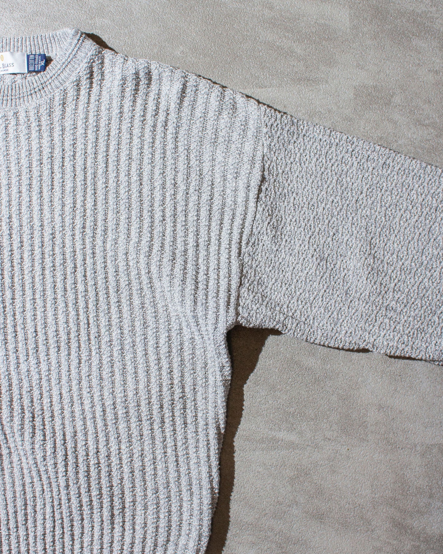 Cotton Knit Sweater Made in U.S.A