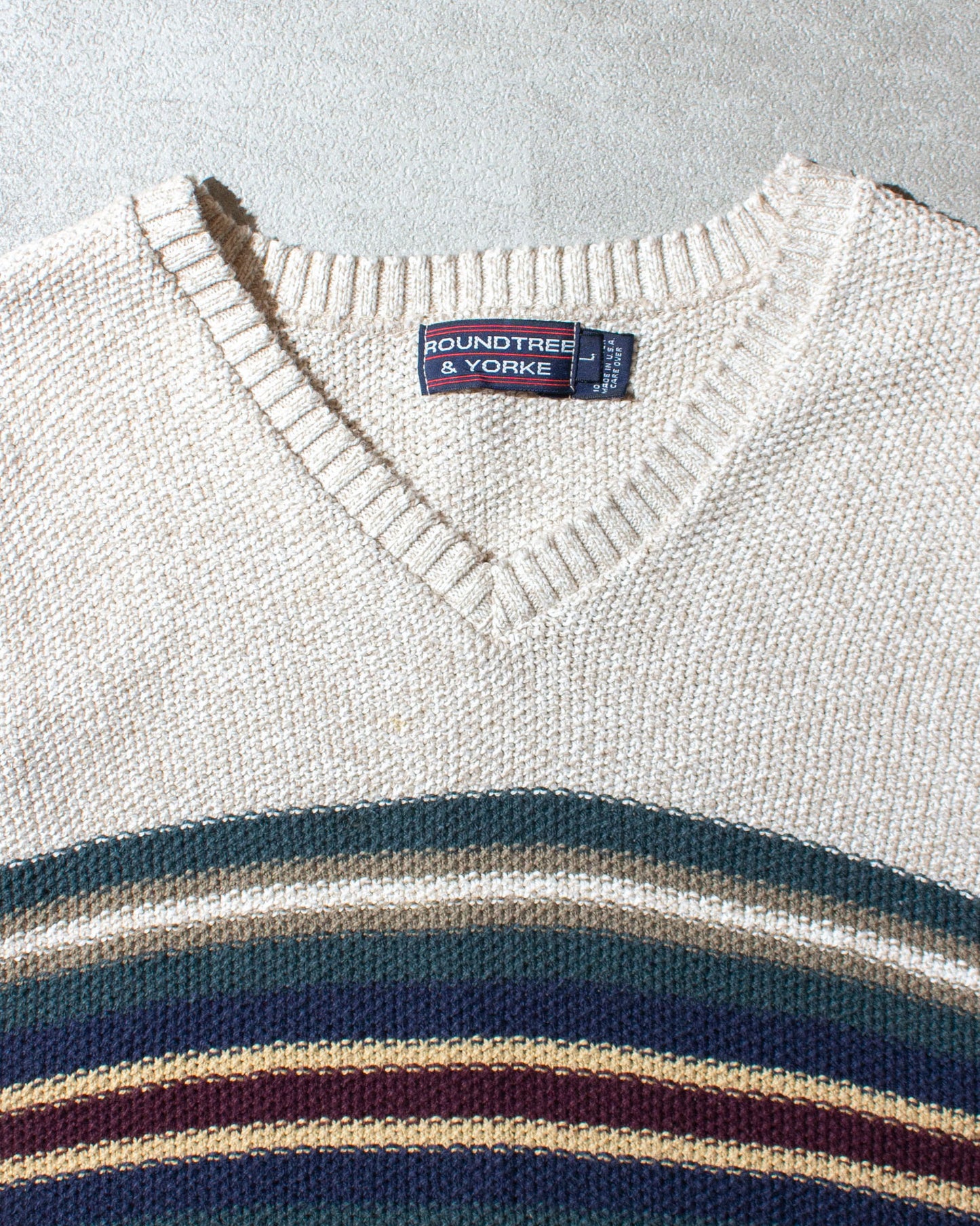 Cotton Knit Vest Made in U.S.A.