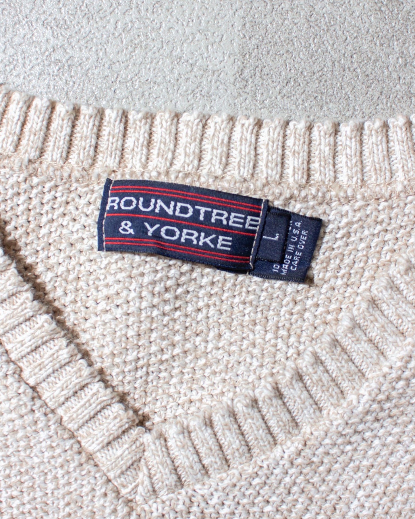 Cotton Knit Vest Made in U.S.A.