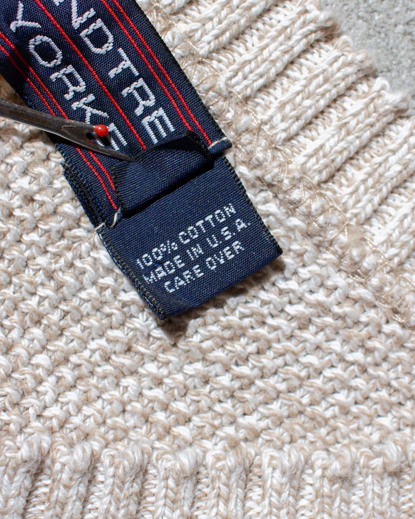Cotton Knit Vest Made in U.S.A.