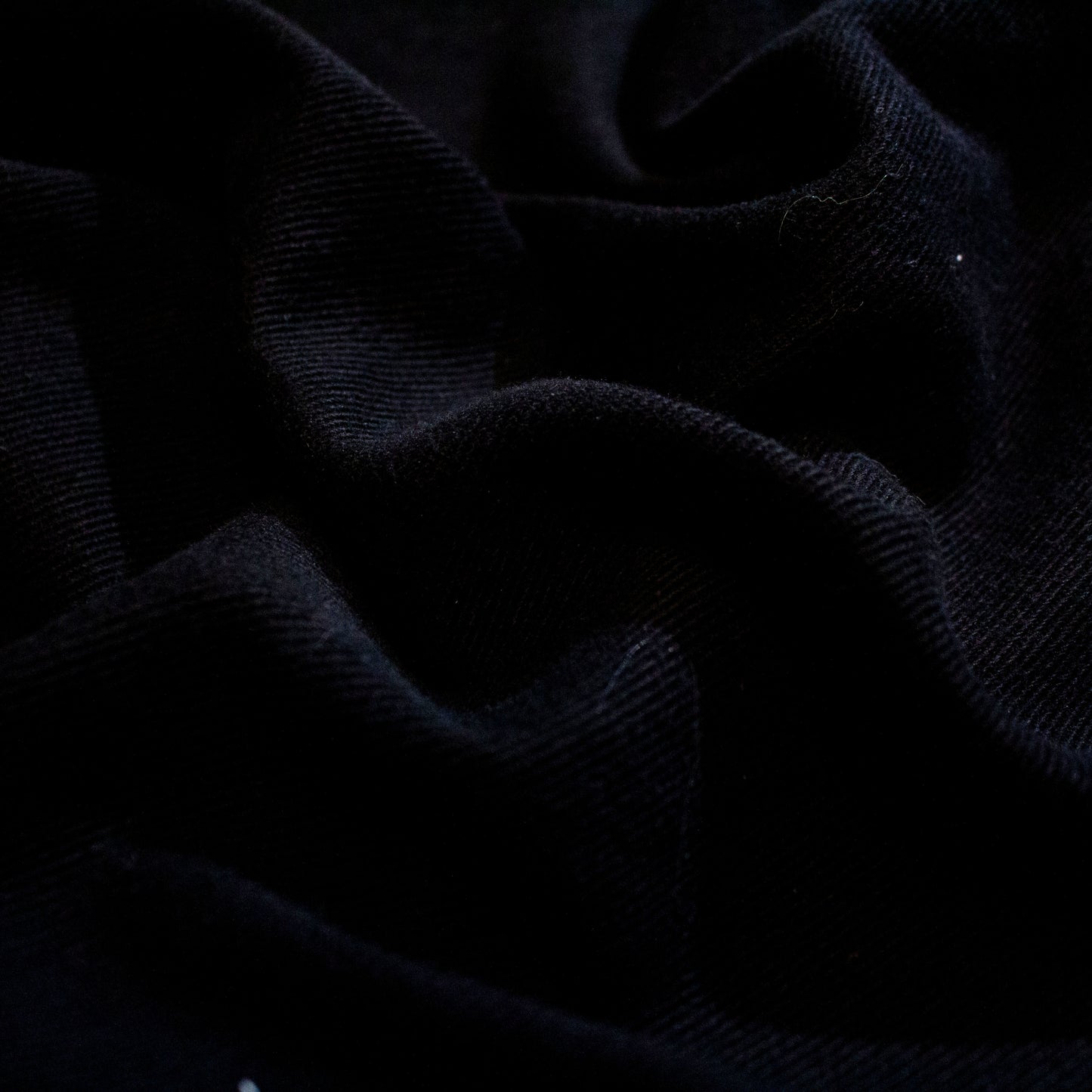 Wide Tapered Black Denim Pants Made in USA