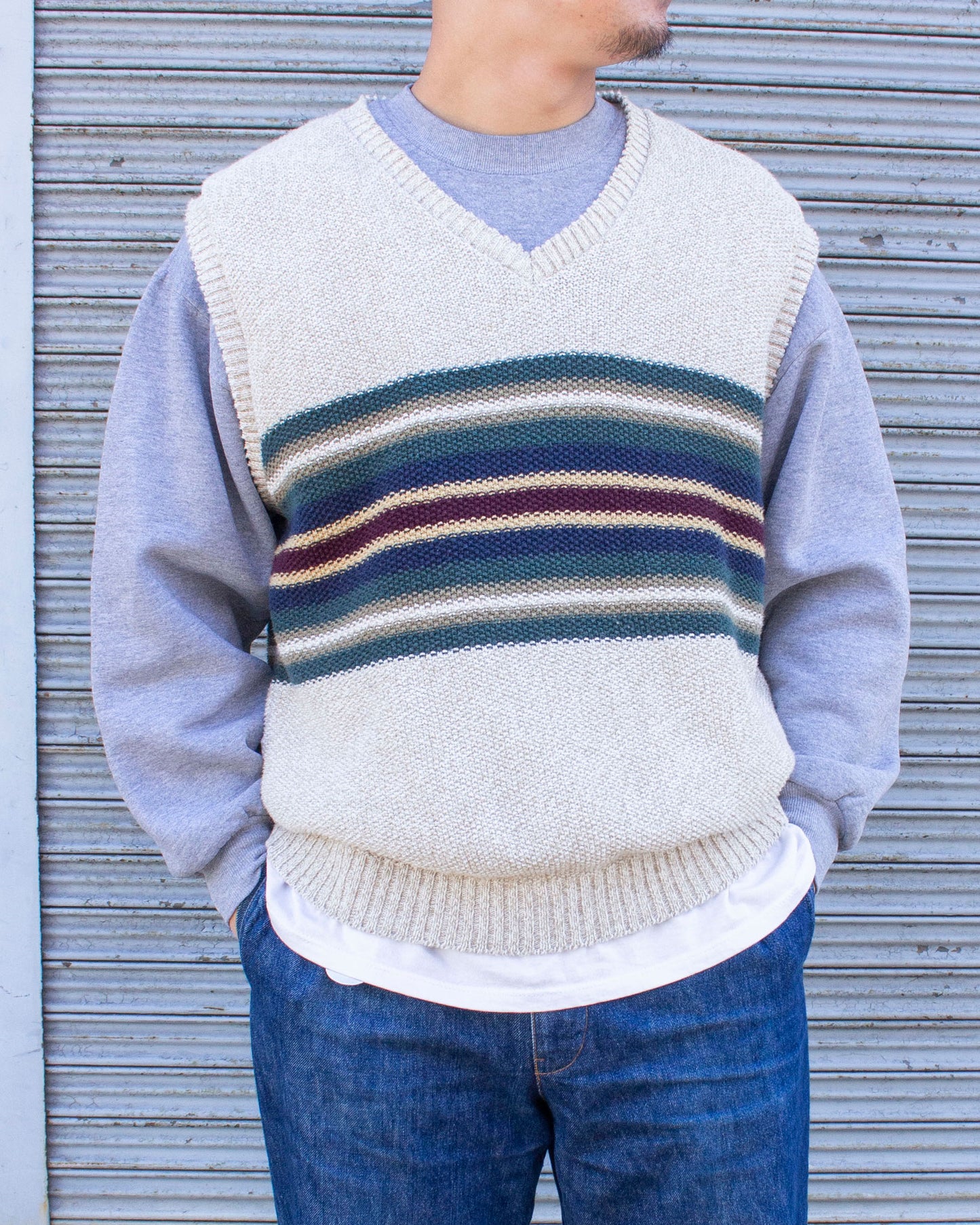 Cotton Knit Vest Made in U.S.A.