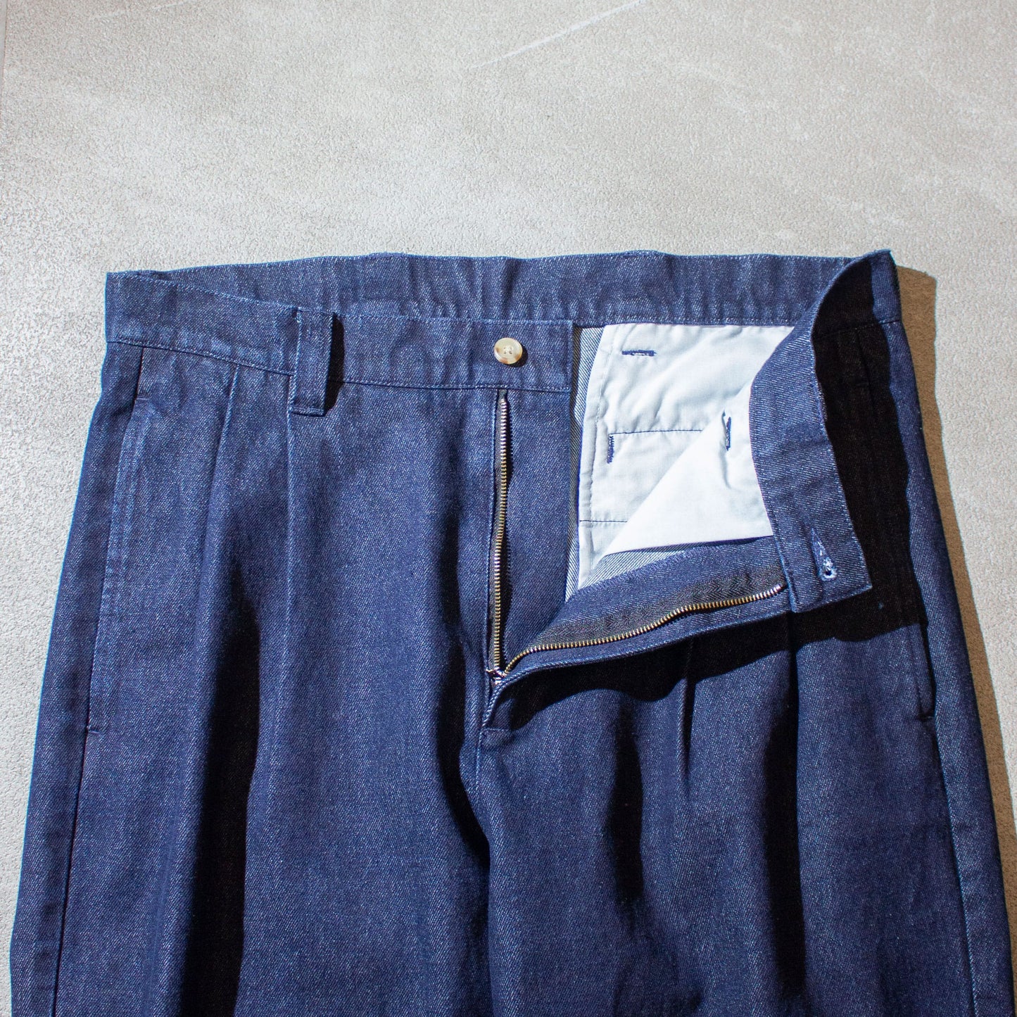 2tuck Denim Slacks / Indigo