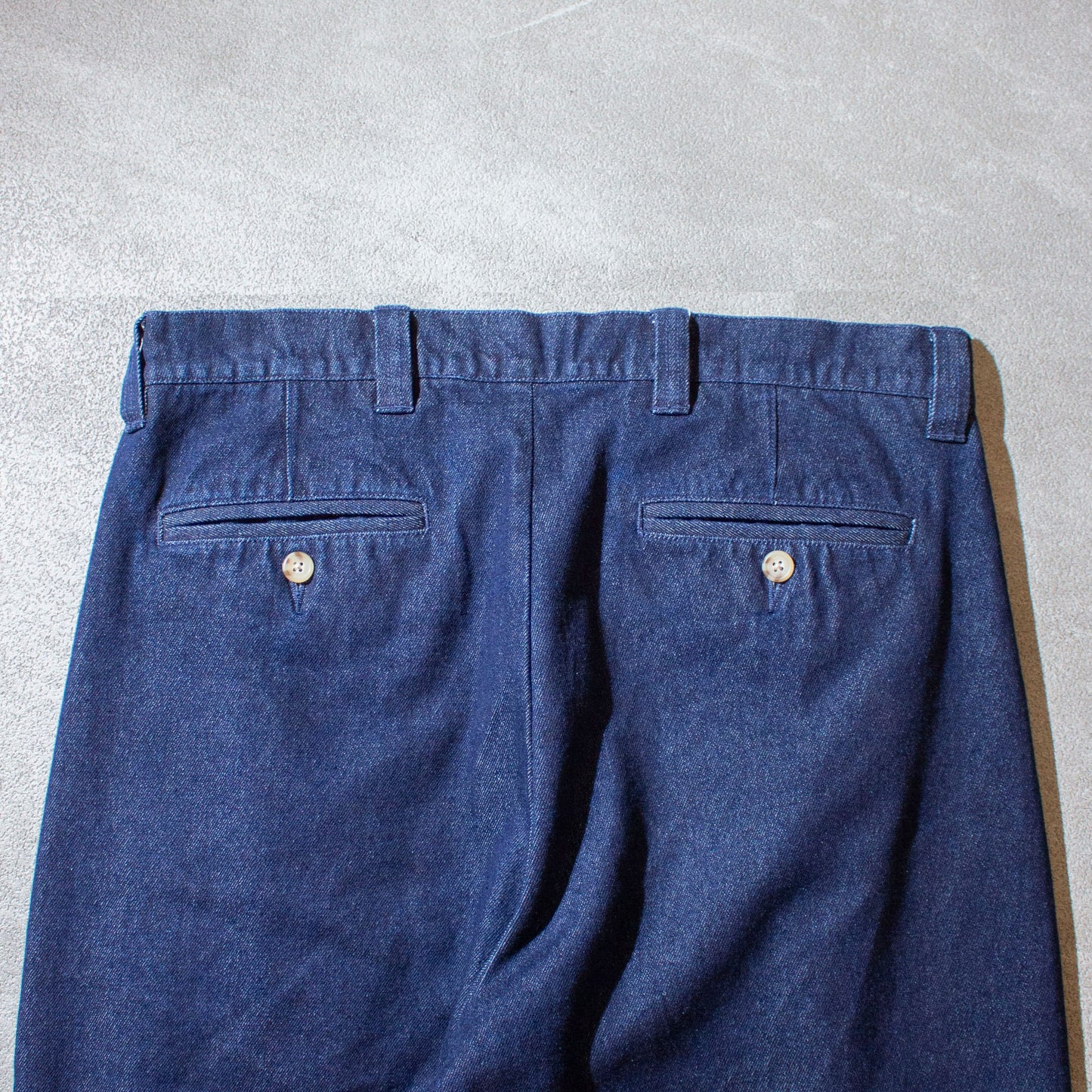 2tuck Denim Slacks / Indigo