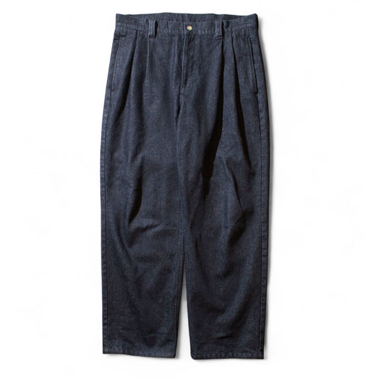 2tuck Denim Slacks / Black