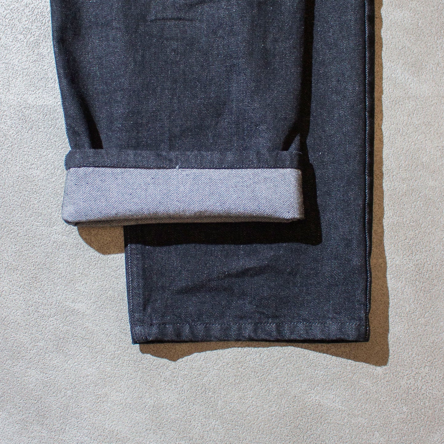 2tuck Denim Slacks / Black