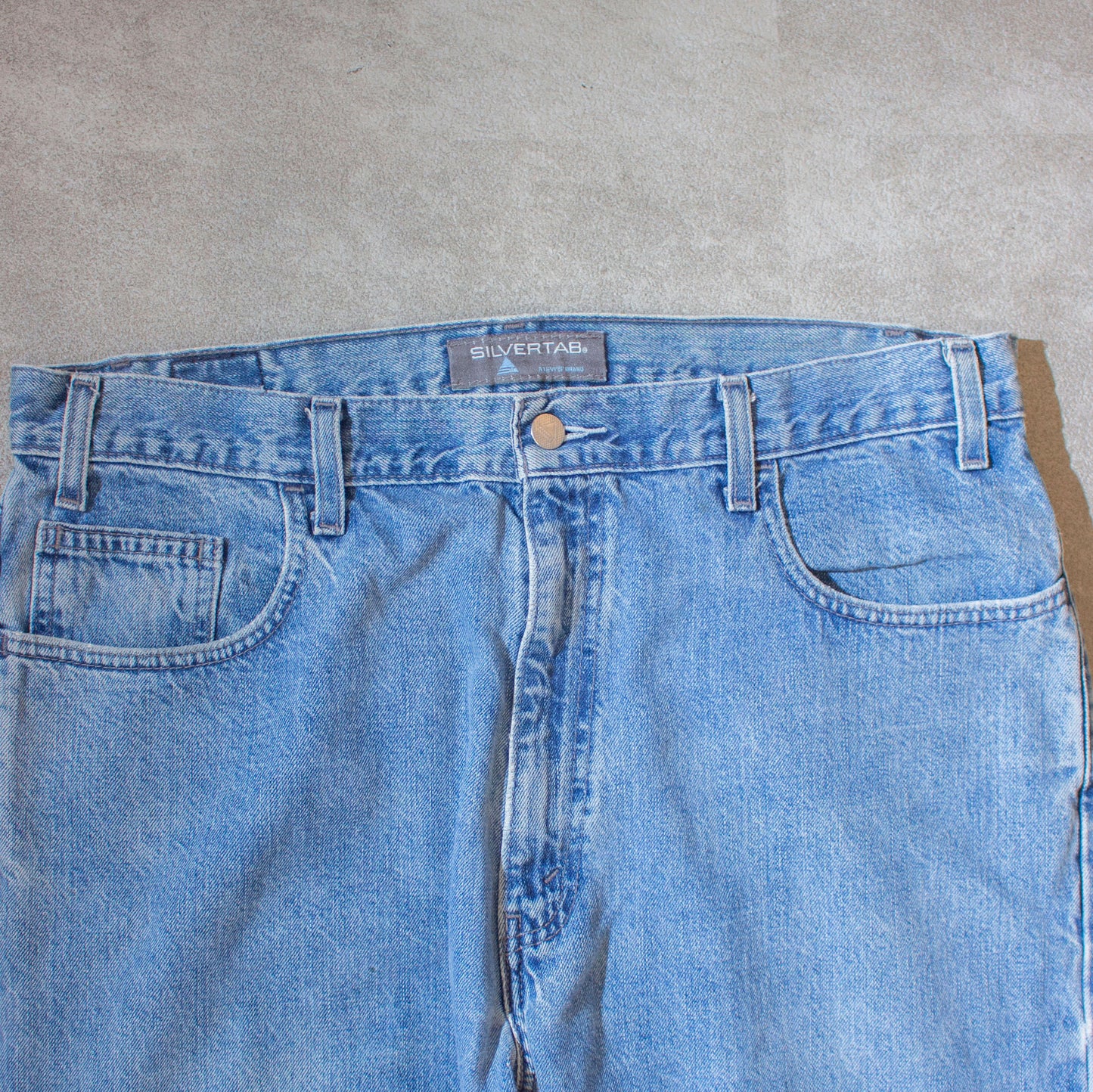 Silver Tab "RELAXED FIT" Denim Pants