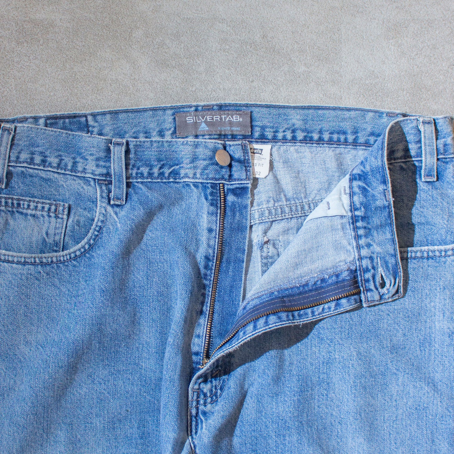 Silver Tab "RELAXED FIT" Denim Pants