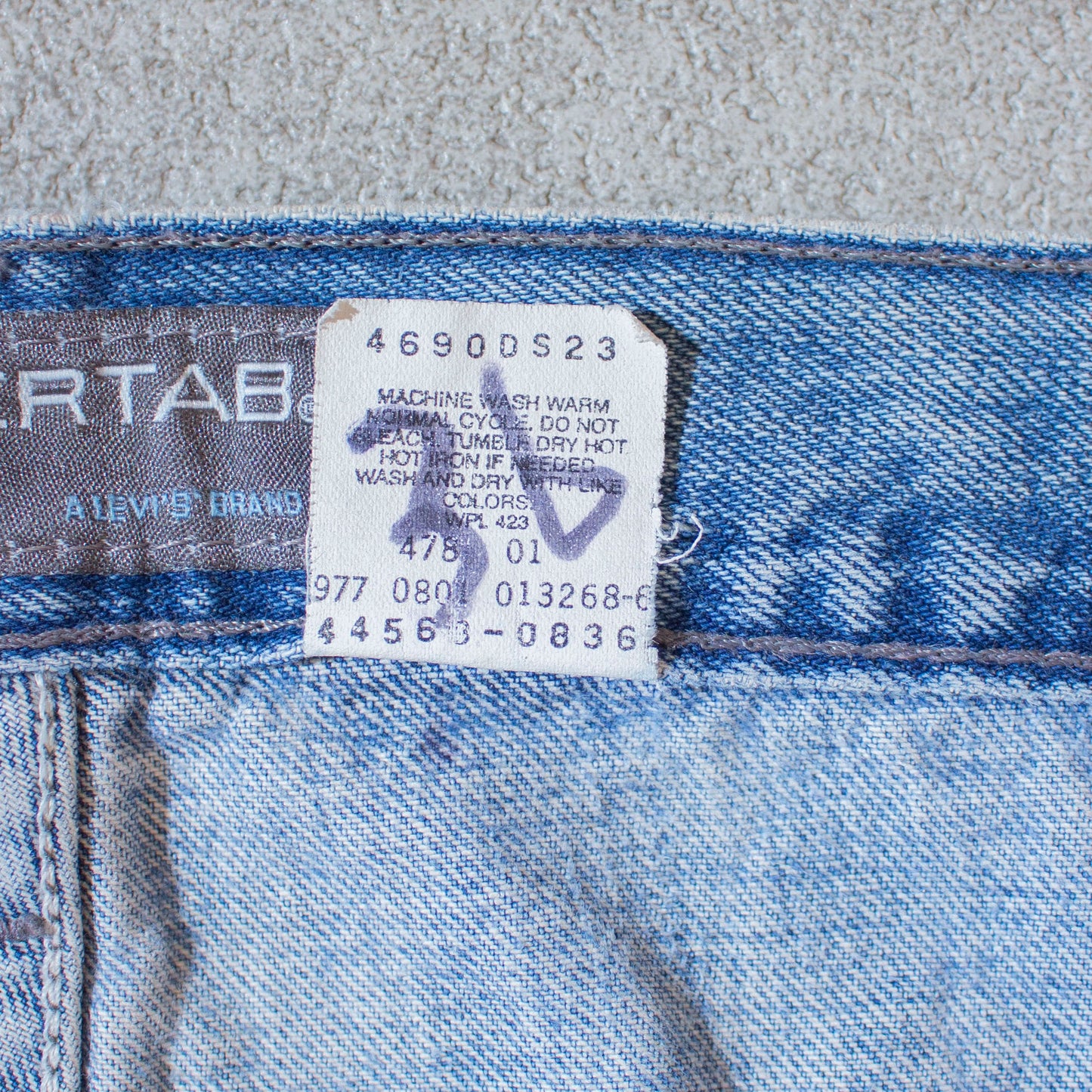 Silver Tab "RELAXED FIT" Denim Pants