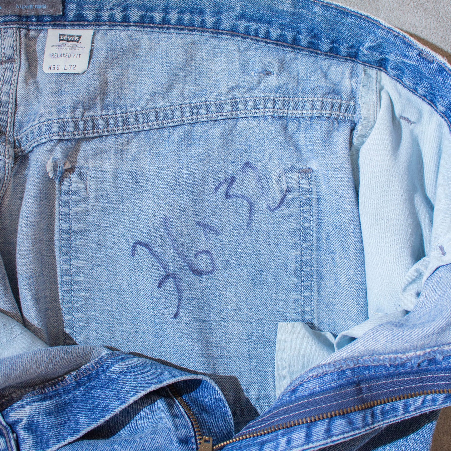 Silver Tab "RELAXED FIT" Denim Pants