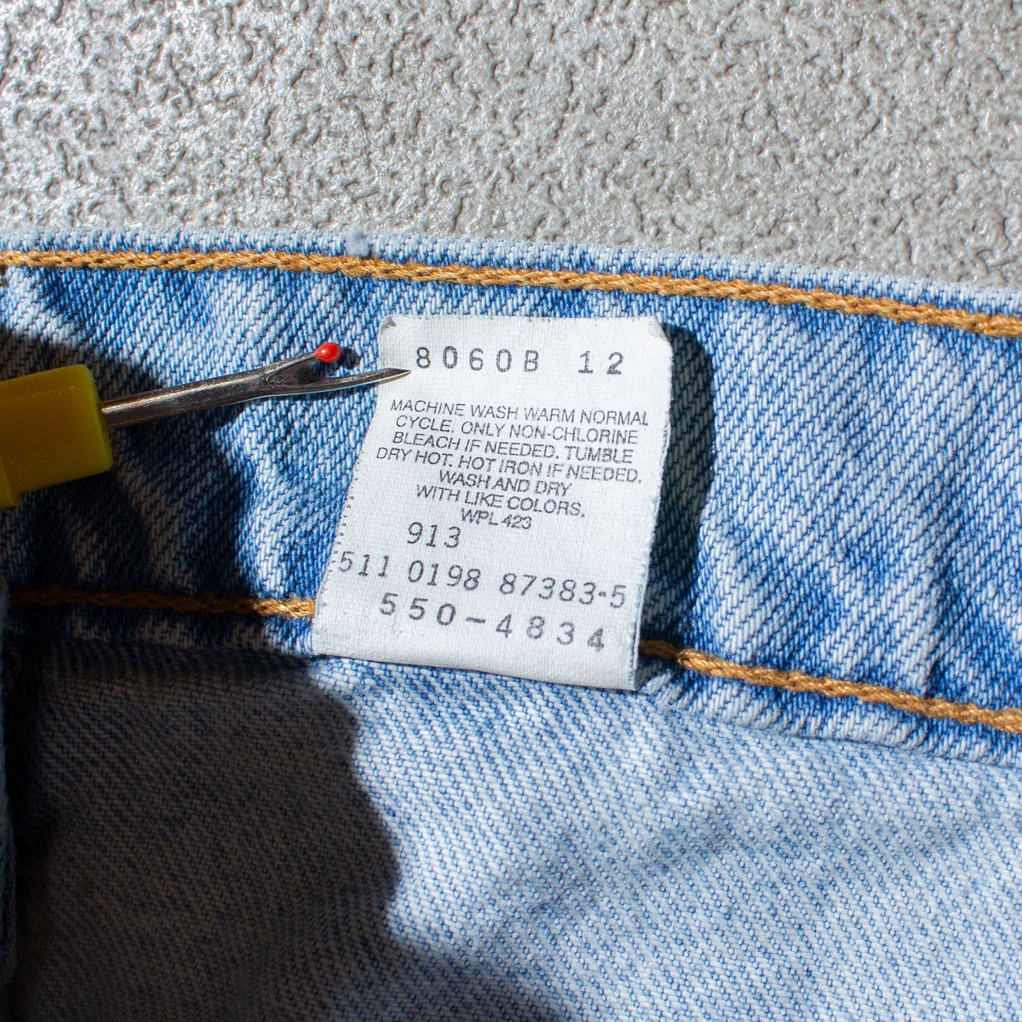 550 Denim pants Made in U.S.A.