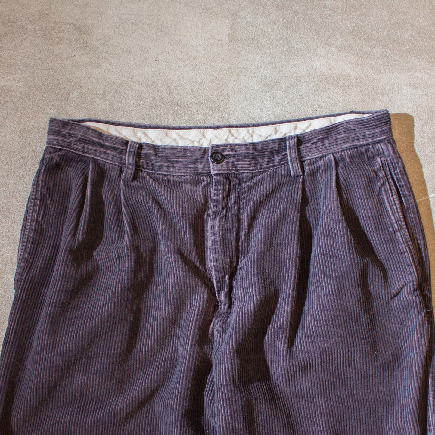 2tuck Corduroy Trousers