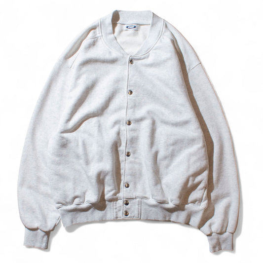 Sweat Snap Cardigan / Ash Gray
