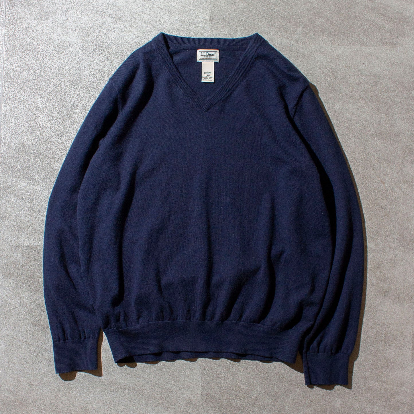V-neck Cotton×Cashmere Knit