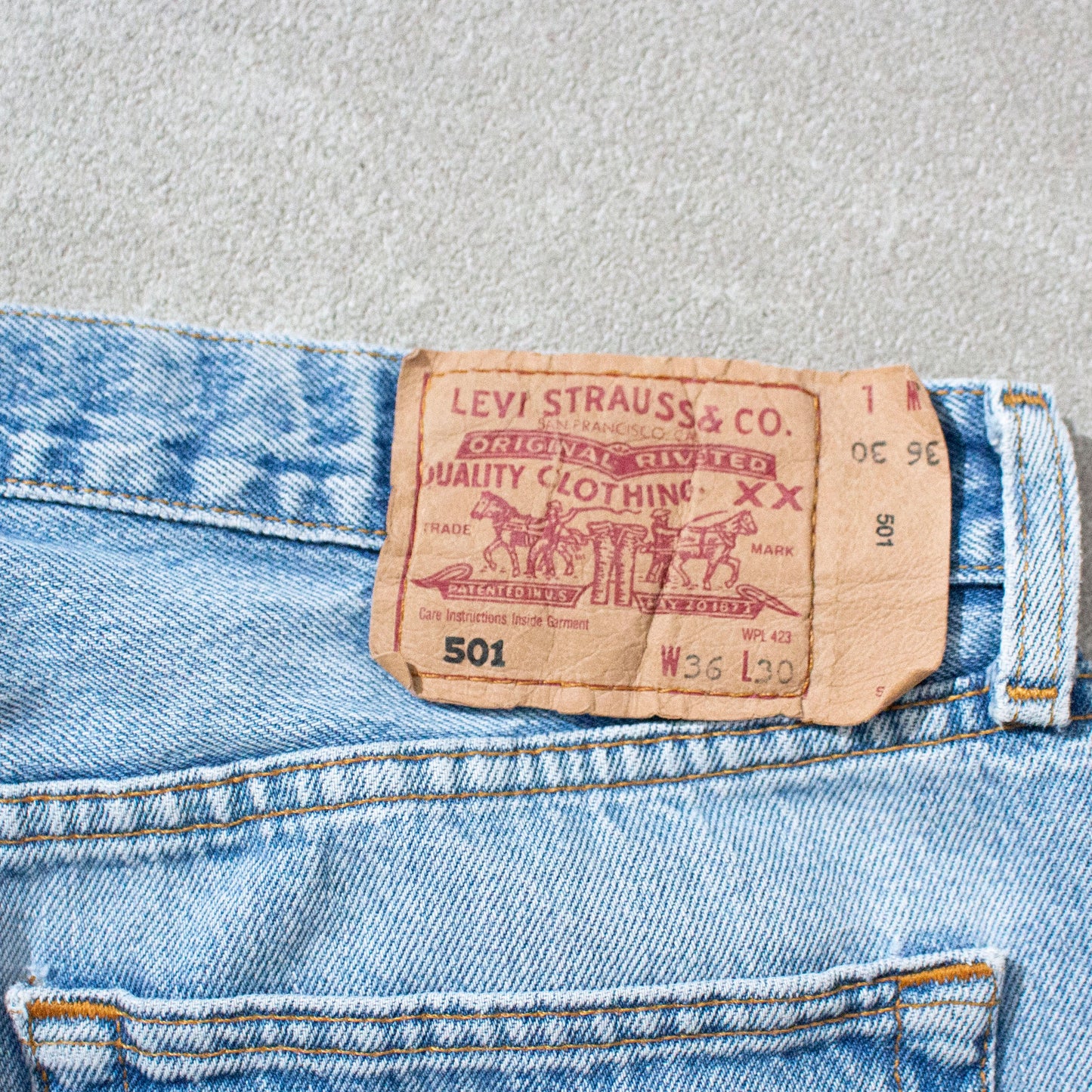EURO 501 Denim Pants Made in Spain